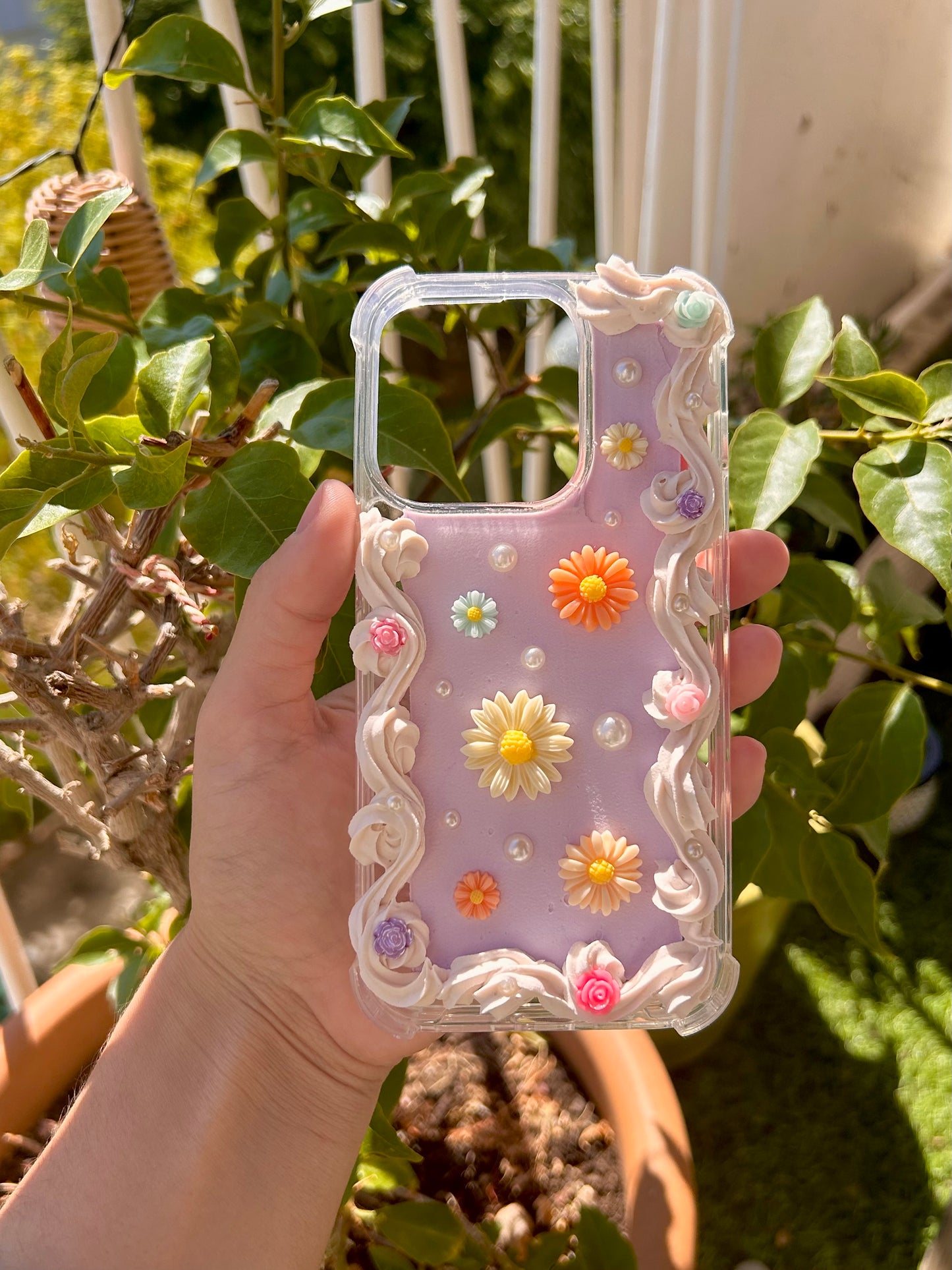 Coque fleurie sweet