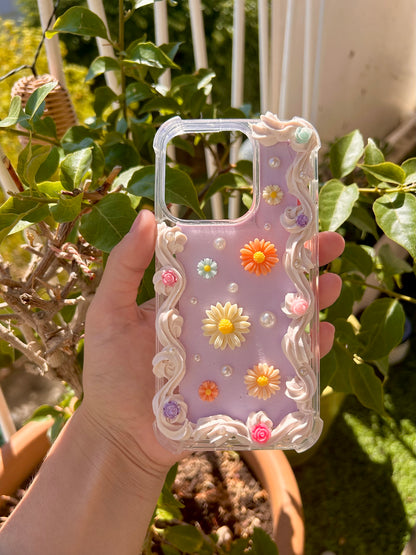Coque fleurie sweet