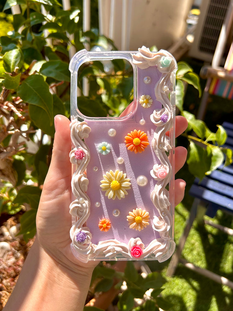 Coque fleurie sweet